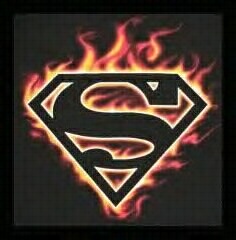 Superman On Fire
