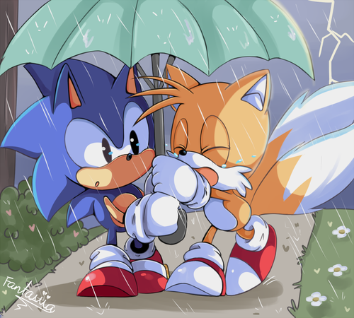 Tails is scared