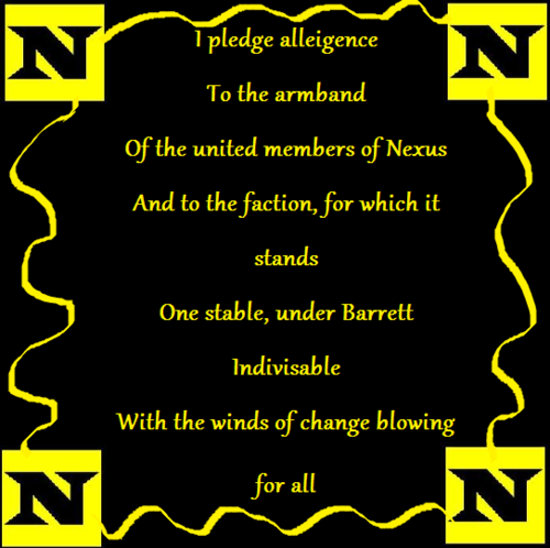  The Nexus Pledge of Allegiance
