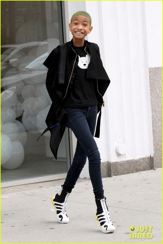 Willow Smith: Heelless Booties In NYC