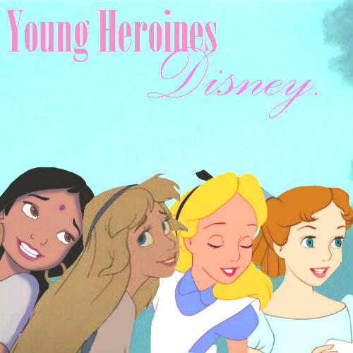  Youn heroines ディズニー :3