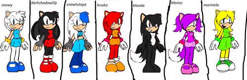  my set of Фан characters