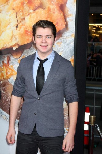  Actor Damian McGinty arrives at the premiere of "American Reunion"