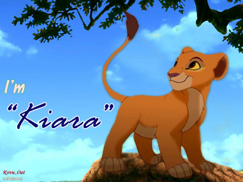  Cute Young Kiara Cub Hintergrund Lion King