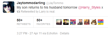  Everyone knows about Larry Stylinson haha :D