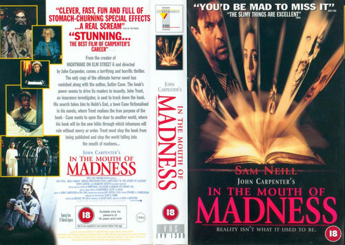 In the Mouth of Madness VHS Cover