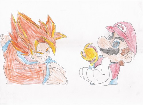  Mario and Гоку 2