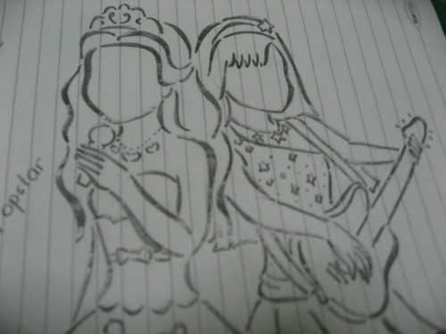  My "The Princess & The Popstar" drawing