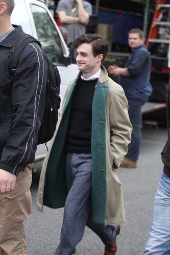  On the set of «Kill Your Darlings» - March 21, 2012 - HQ