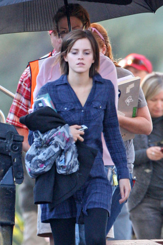  On the set of "The Bling Ring" - araw 3