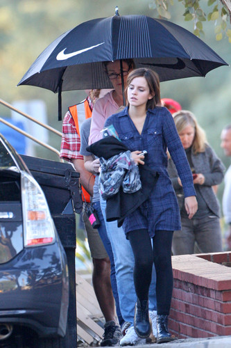  On the set of "The Bling Ring" - 日 3