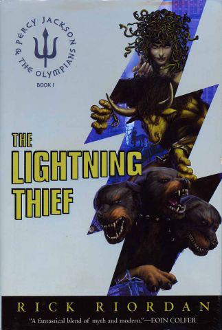  Percy Jackson the Lightning Thief first cover