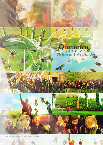  Quidditch 년 One Slytherin VS Gryffindor