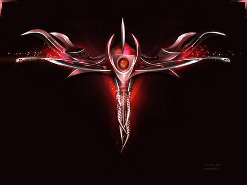  Red Dragon hati, tengah-tengah
