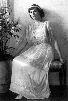  Tatiana Nikolaevna Romanova (May 29 (O.S.)/June 10 (N.S.), 1897 – July 17, 1918)