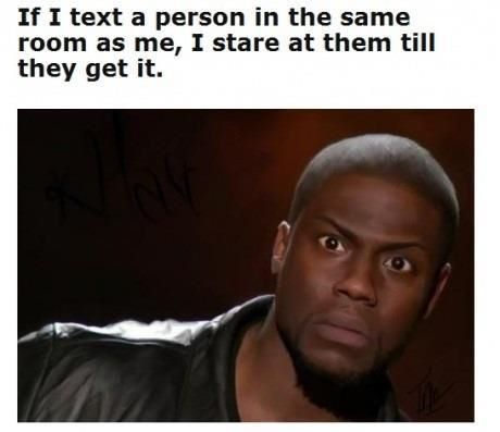  Texting.