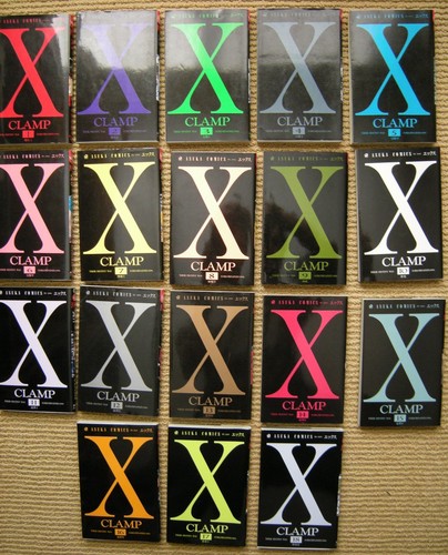  X/1999 mangá covers
