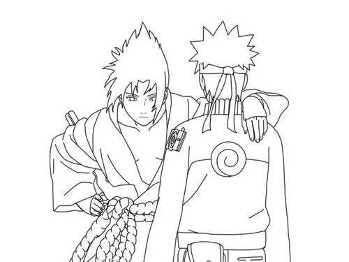 anime and sasuke 