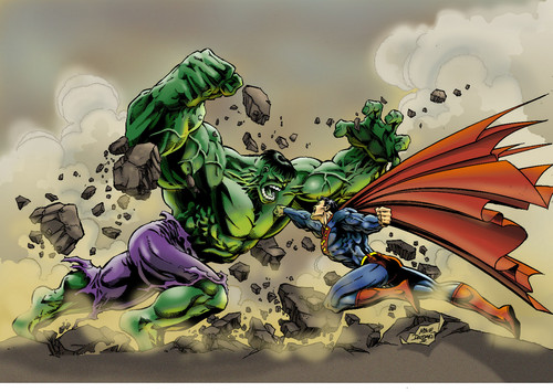  hulk vs Супермен
