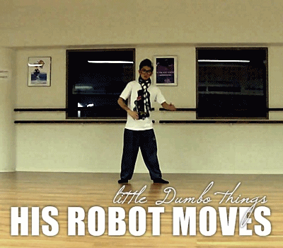  HIS ROBOT MOVES!