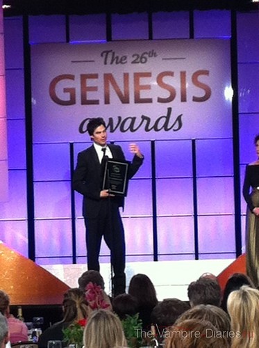  Ian @ the 26th Annual Genesis Awards March 24th 2012