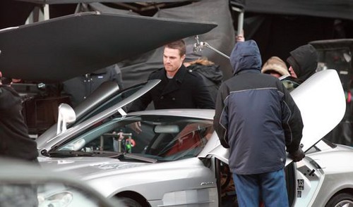  On the set (March 12)