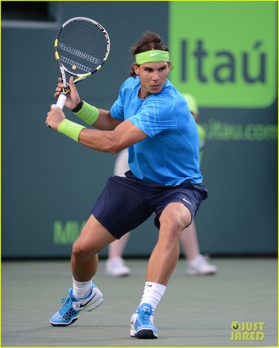  Rafael Nadal: Shirtless at the Sony Ericsson Open