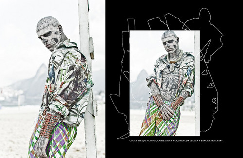  Rick Genest oleh Zee Nunes for FFW Magazine