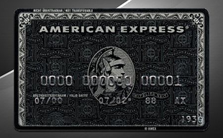 THE CENTURION CARD – AMEX BLACK CARD   By invitation only