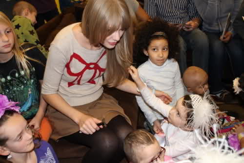  Taylor visits the Ronald McDonald House in NYC