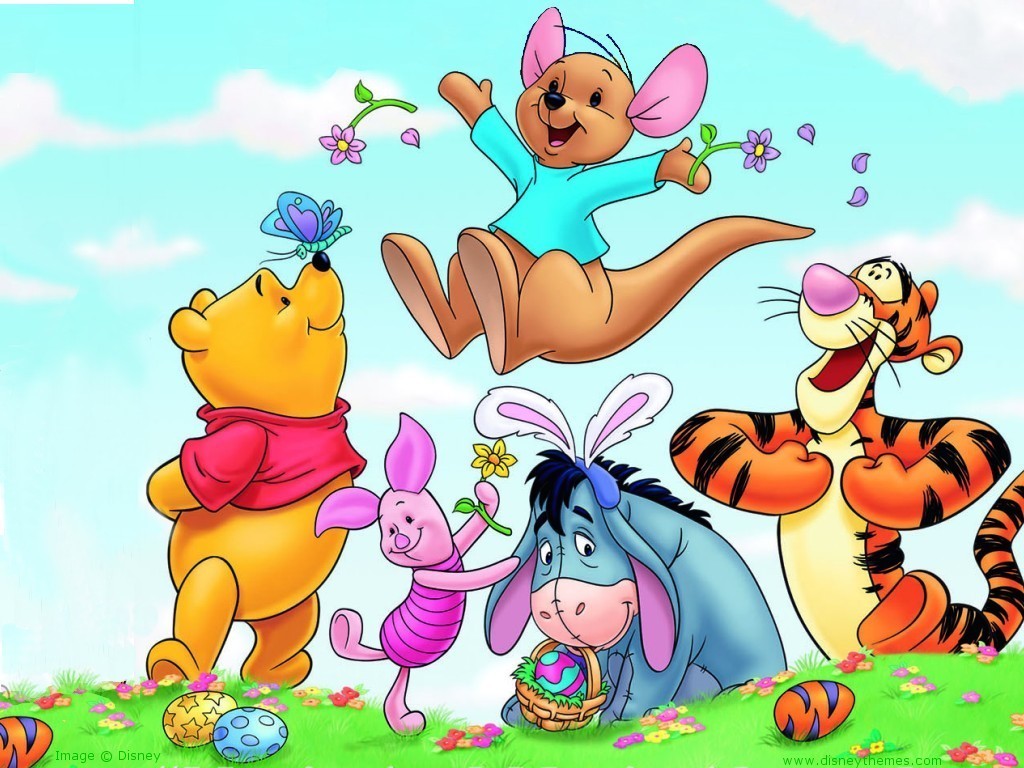 Winnie The Pooh Happy Easter