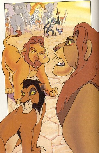  Ahadi, Mufasa and Taka/Scar