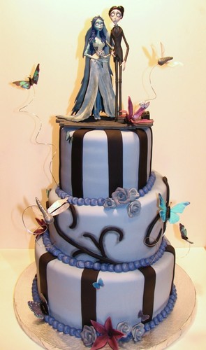  Corpse Bride Wedding Cake