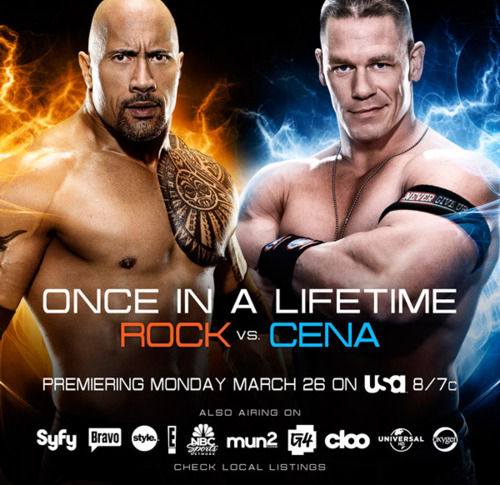 Dwayne "The Rock" Johnson and John Cena