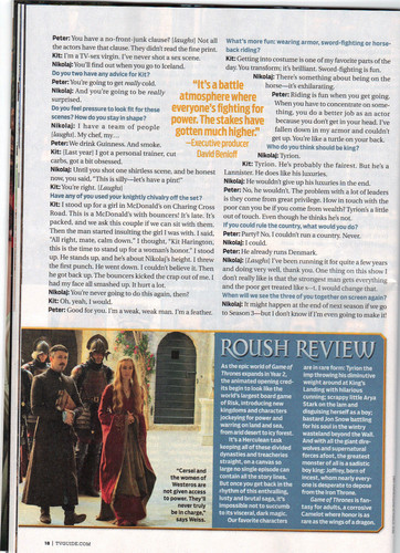  Game of Thrones- TV Guide articulo Scan