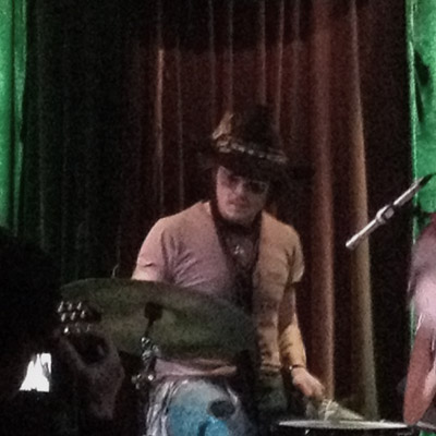  Johnny playing drums at The Mint in Los Angeles with Bill Carter, Bruce Witkin and Mike Thompson