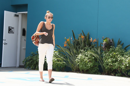 Miley -28. March- Leaving her Pilates Class in West Hollywood