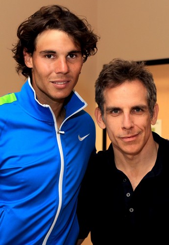  Rafa Nadal and Ben Stiller