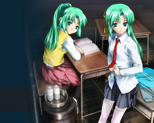  Shion and Mion - School