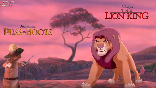  The Lion King Simba VS Puss in boots 2