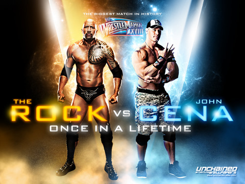  Wrestlemania 28:The Rock vs John Cena