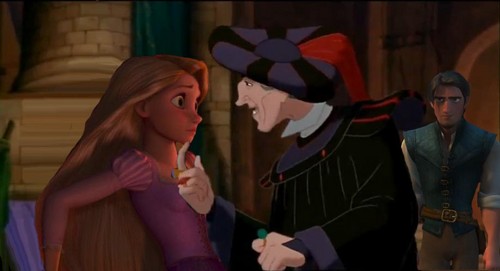  Frollo Touching Rapunzel