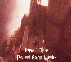  Happy Birthday 프레드 and George