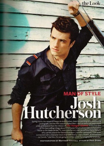  Josh Hutcherson in InStyle Magazine Scans