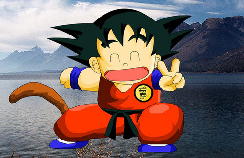 Kid Goku Peace