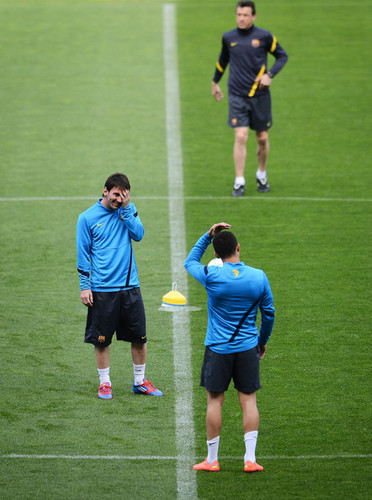  L. Messi (Barcelona training session)