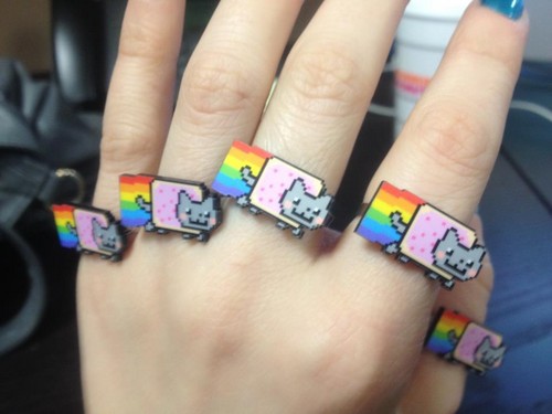 Nyan Cat Rings