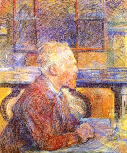  Portrait de Vincent transporter, van Gogh