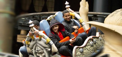  Prince and Jaafar on the coaster rides in Germany