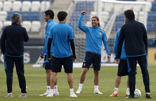  S. Ramos (Real Madrid training session)